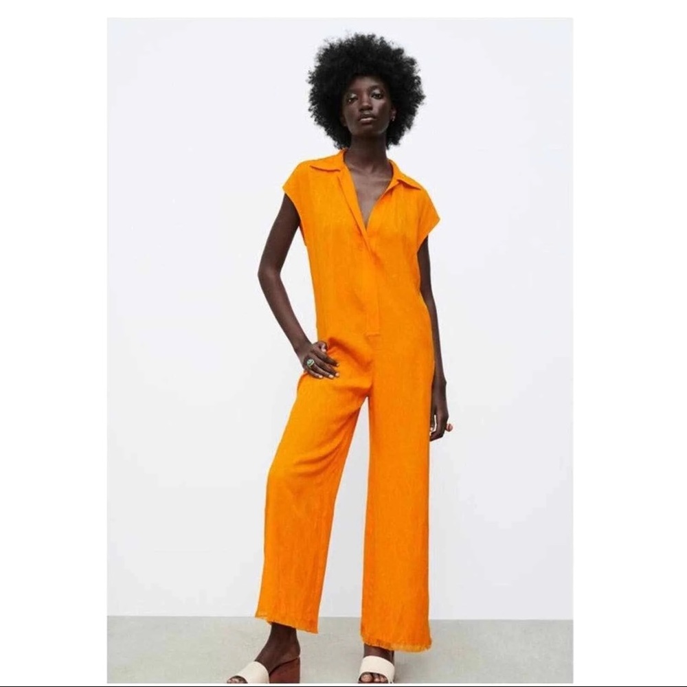 NWOT Zara Jacquard Romper/Jumpsuit